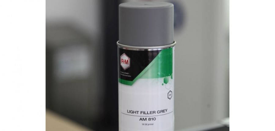 R M UV Light Filler Grey spray