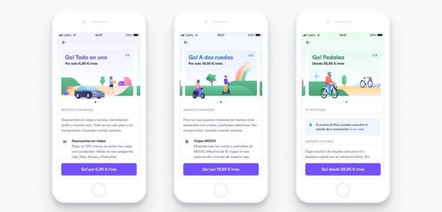 Cabify go todo en uno