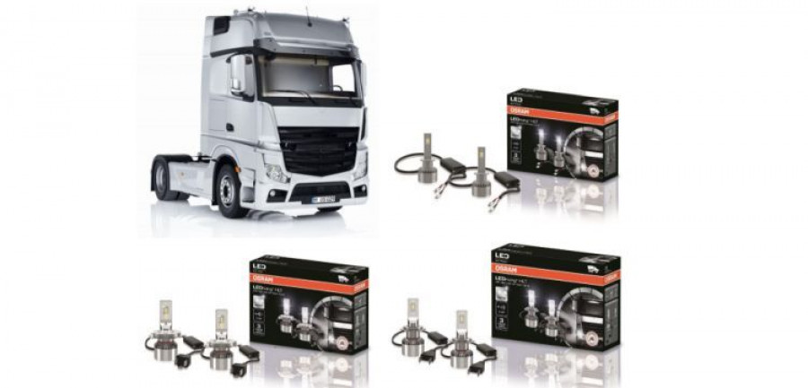 iluminacion led osram camion