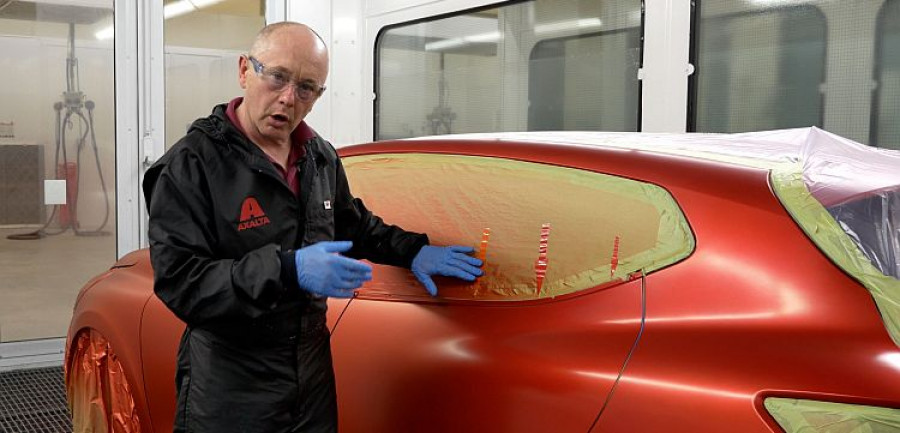 CX Lets get to work video tinted clearcoat repair process