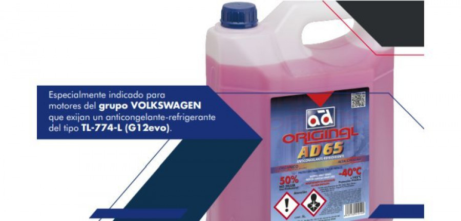 AD lanza un anticongelante-refrigerante para el grupo Volkswagen