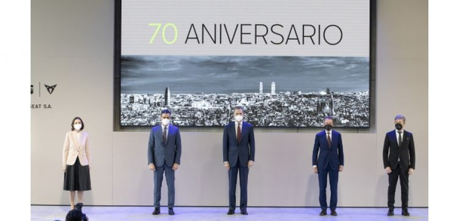 visita martorell rey felipe VI presidente pedro sanchez seat