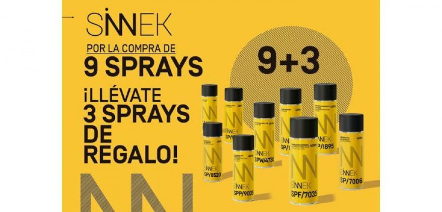 Sinnek promocion sprays