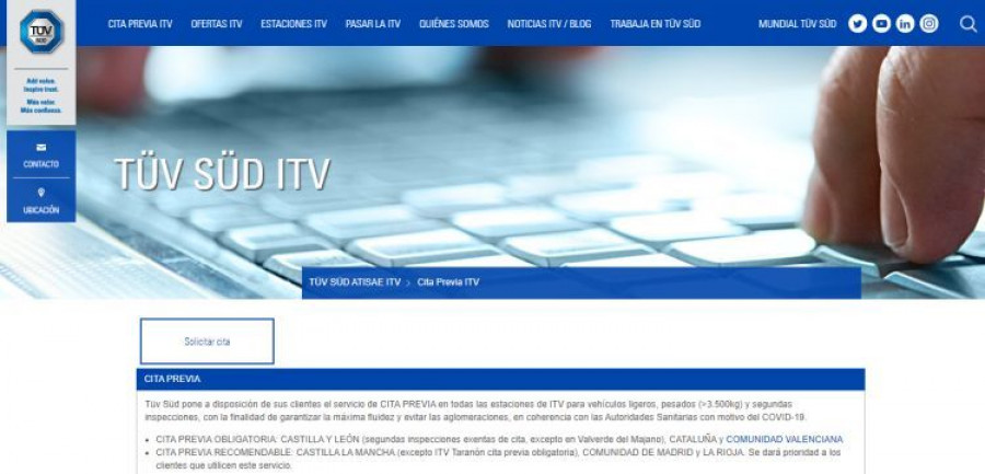 tuv sud cita previa itv
