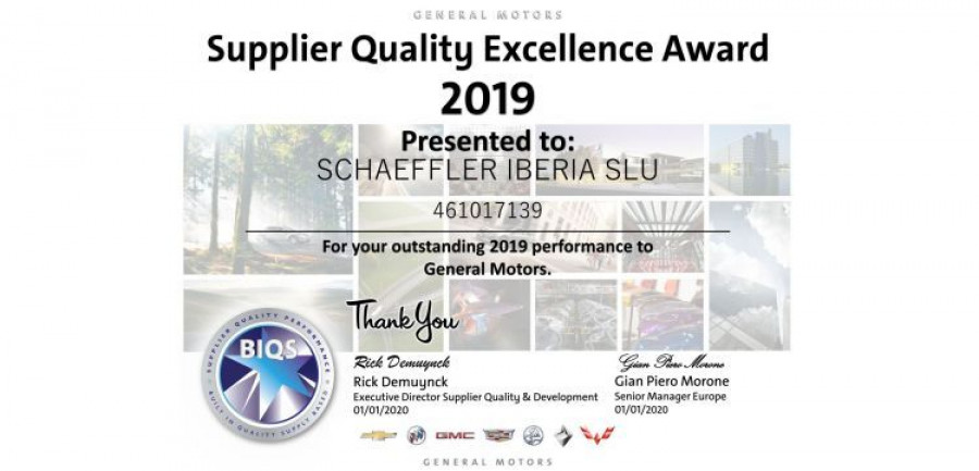 schaeffler iberia premio GM