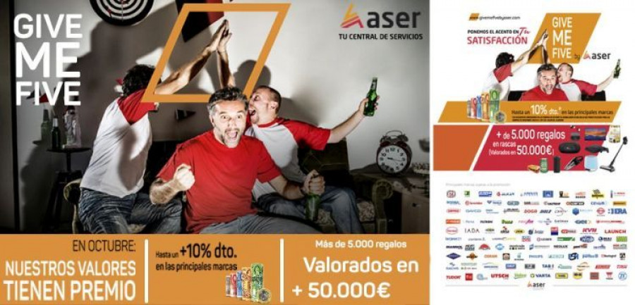 grupo aser give me five dia8
