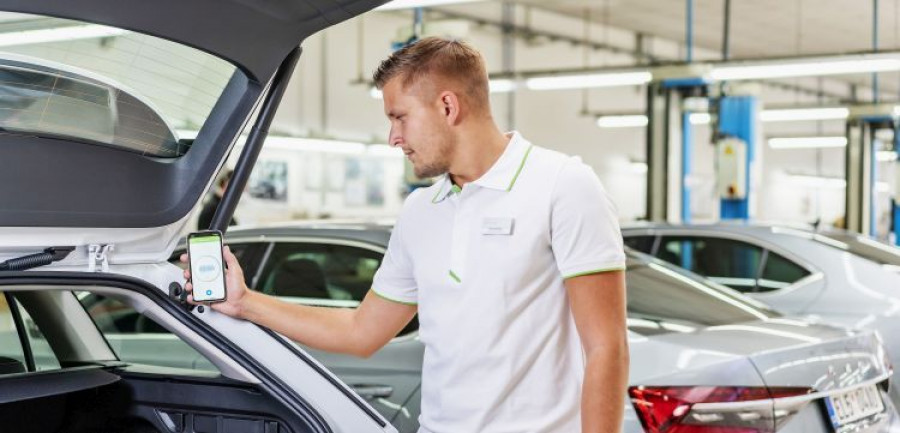 skoda aplicacion taller