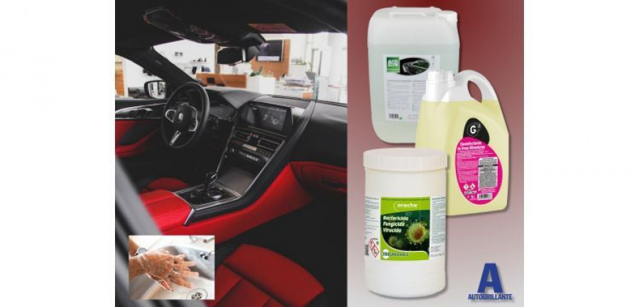 autobrillante limpieza desinfeccion vehiculos covid
