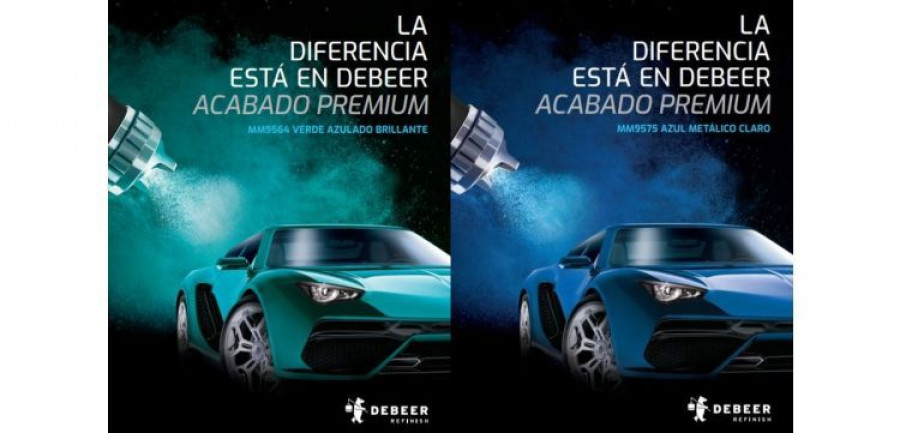 debeer acabados azules