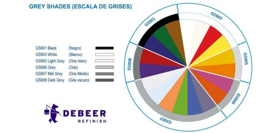 DeBeer ajuste color grises