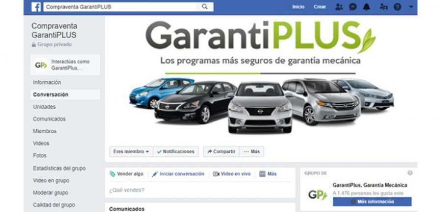 garantiplus facebook vehiculo ocasion