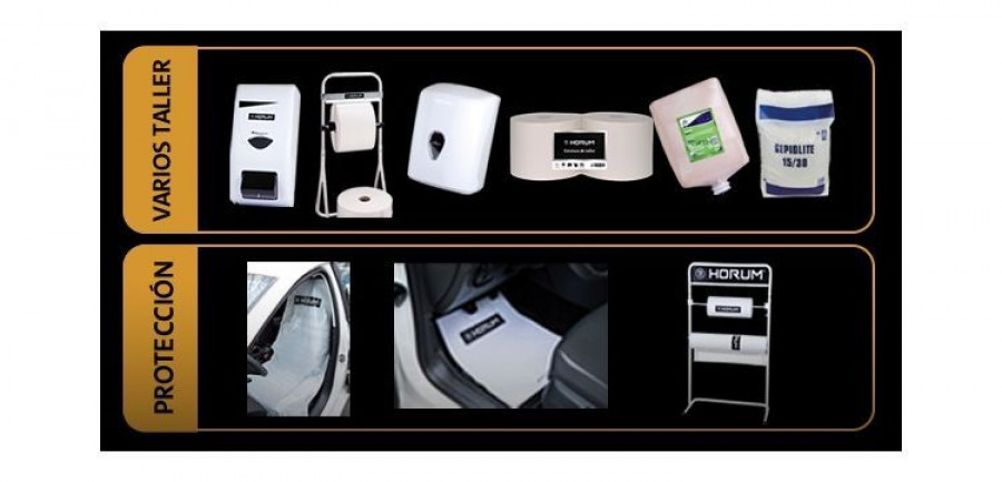 HORUM consumibles proteccion taller
