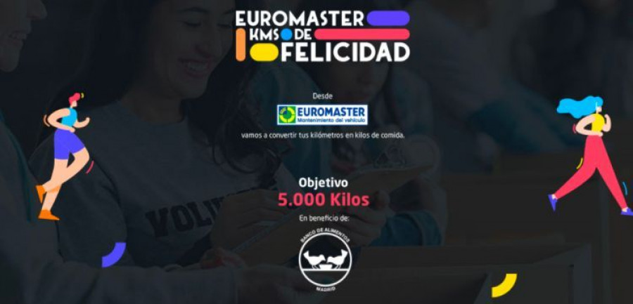 euromaster banco alimentos kilometros de felicidad