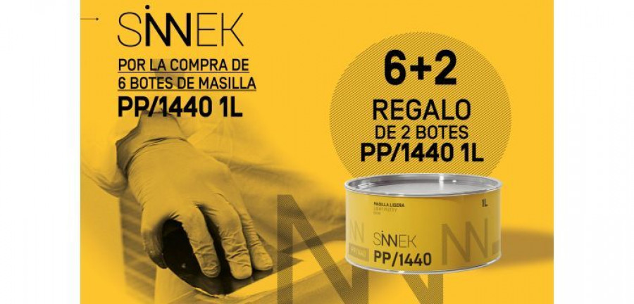 Promoción masillas Sinnek