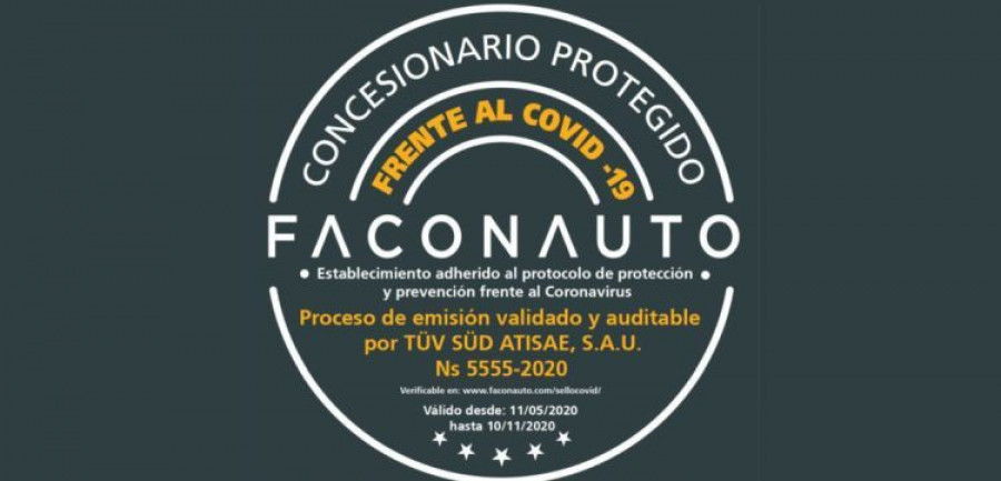 sello faconauto concesionarios covid 19