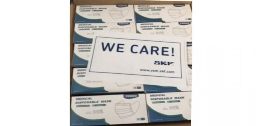 SKF donacion mascarillas