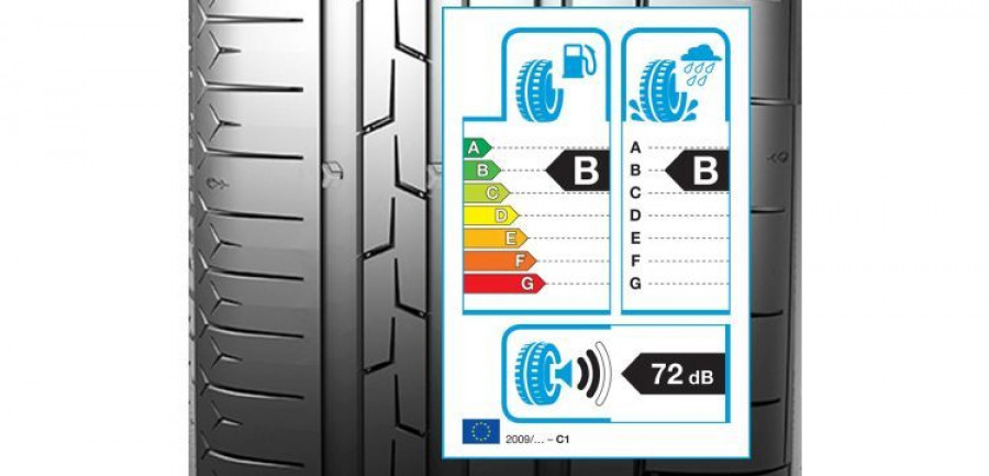 Continental etiqueta neumatico