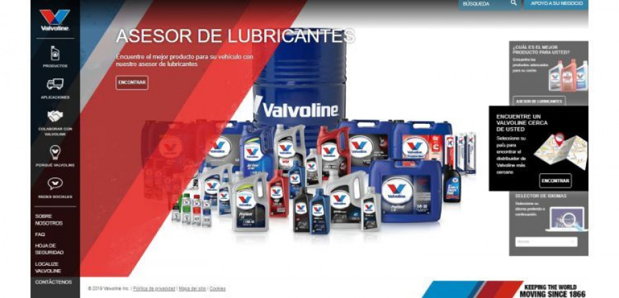 valvoline web español