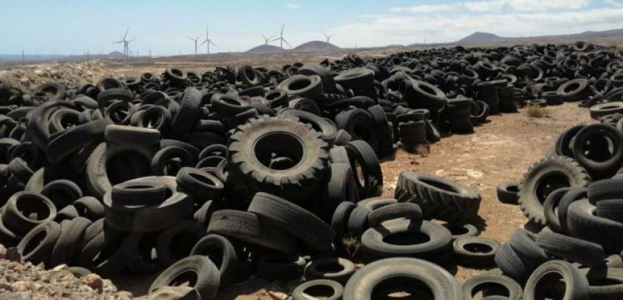 tenerife neumaticos fuera de uso