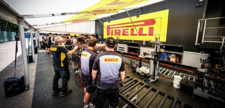 linea de montaje SPa 24h Pirelli