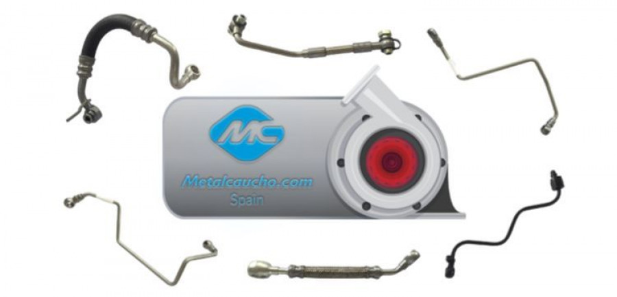 metalcaucho tubos engrase turbo