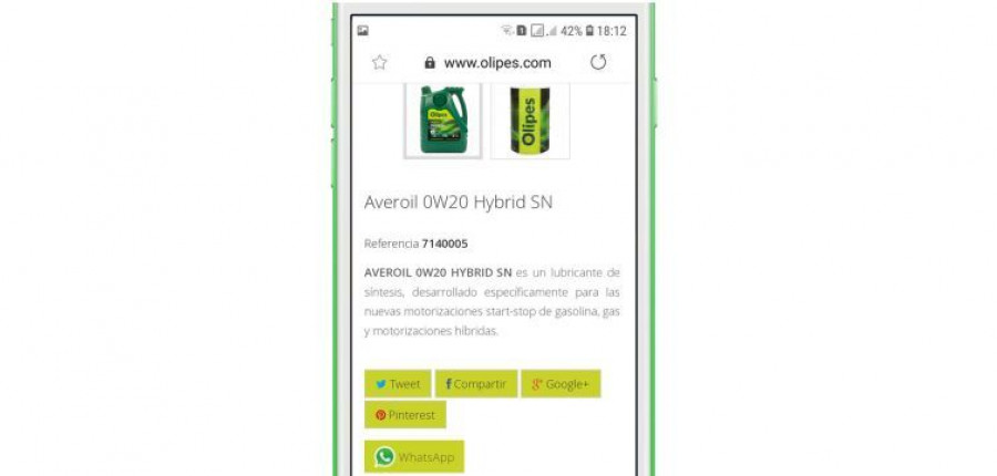 olipes whatsapp smartphone