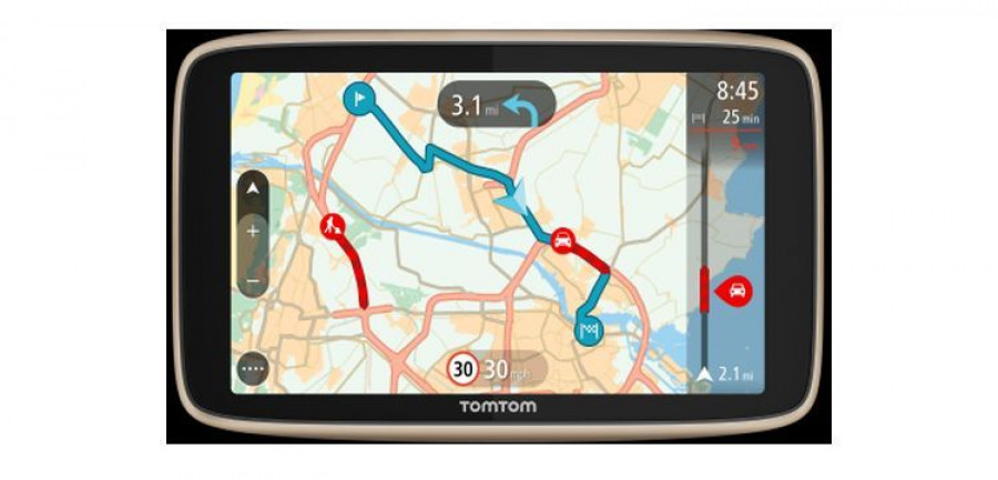 TOMTOM Traffic screen MPH