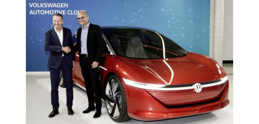 volkswagen microsoft vehiculos conectados