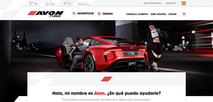 Avon Tyres nueva web
