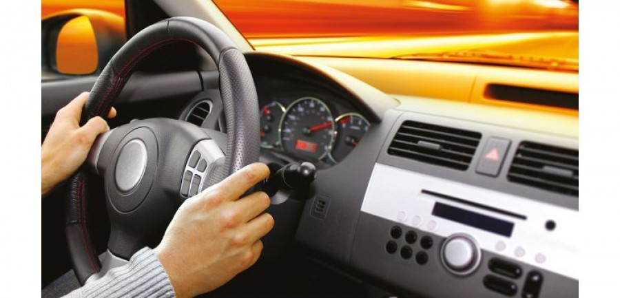 Dashboard of car