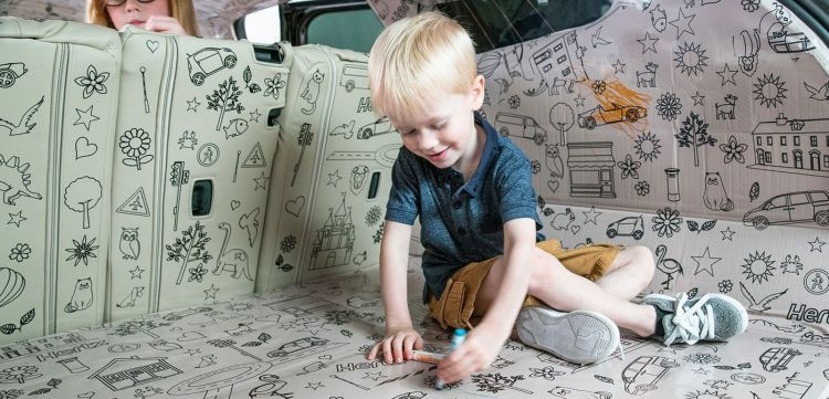 Hertz - Coche para colorear
