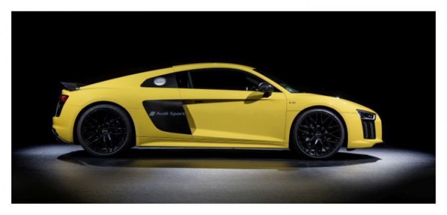 Audi etches symbols into car paint