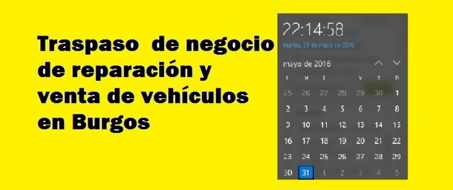 Traspaso  de negocio de reparación y venta de vehículos en Burgos