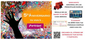 Grupo aser campaña quinto aniversario