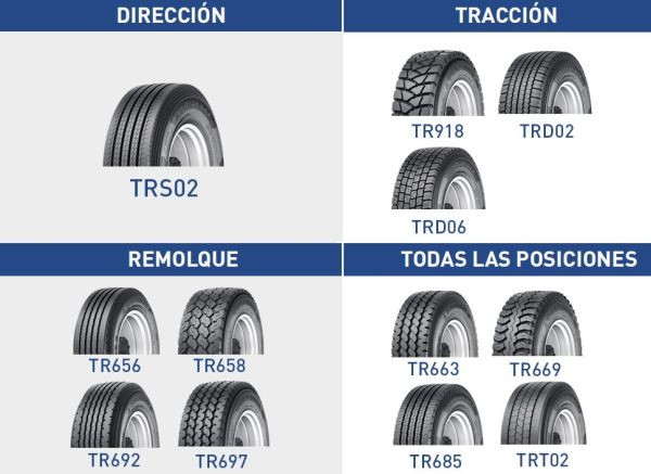 Tiresur Triangle TBR modelos