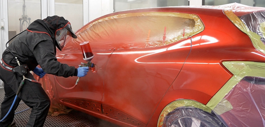 SX Standovision tinted clearcoat repair process