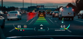 Carglass head up displays