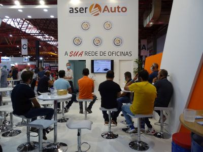 Aser stand expomecanica 2