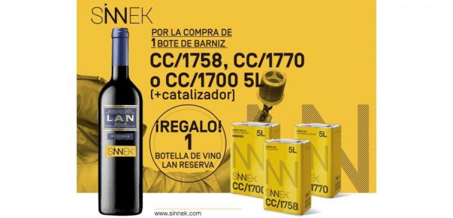 SINNEK promocion barnices