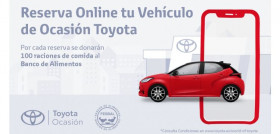 Toyota ocasion campaña alimentos fesbal