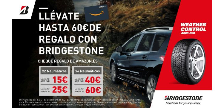 Confortauto bridgestone tarjetas amazon