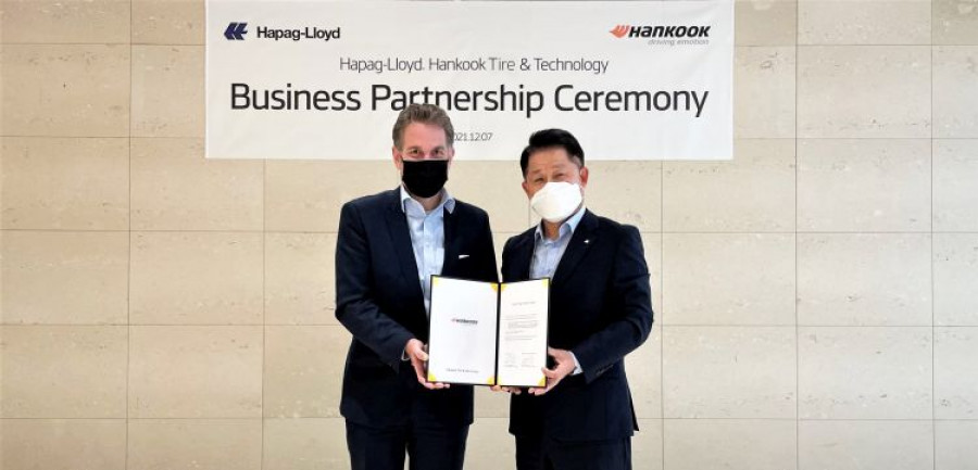 Hankook Hapag Lloyd logistica