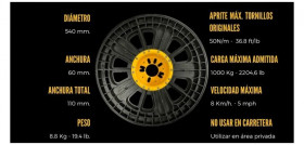 RUEDA UNIVERSAL PROFESIONAL REAUXI