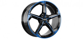 Ronal66 Jetblack blue tinted