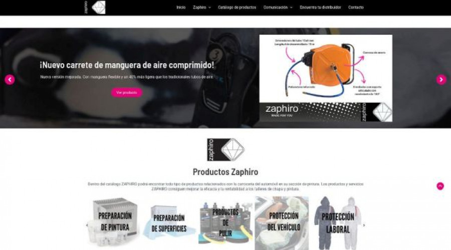 Zaphiro pagina web