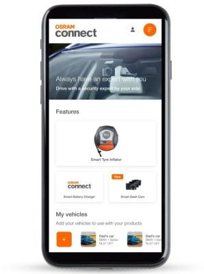 OSRAM TYREinflate Connect 650 app