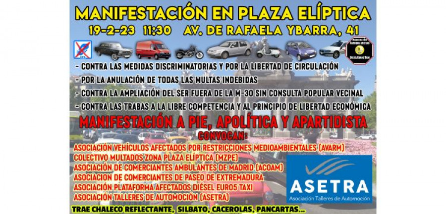 Manifestacion madrid asetra
