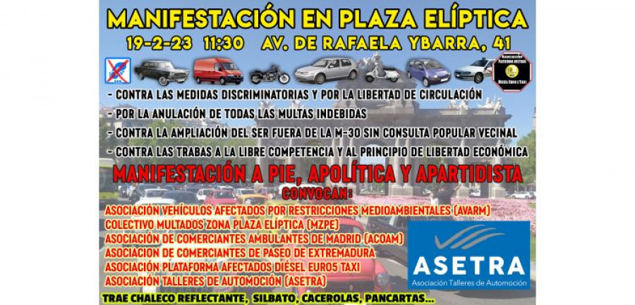 Manifestacion madrid asetra