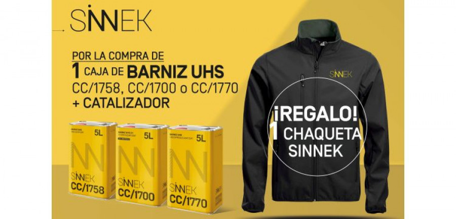 Sinnek promocion barniz chaqueta