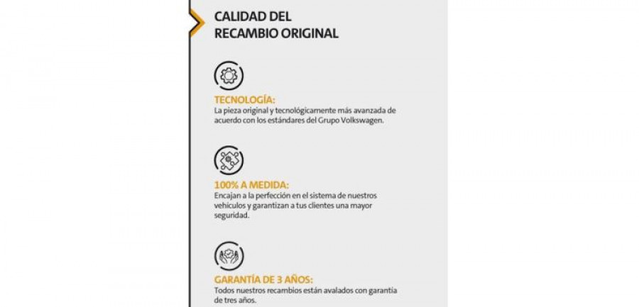 Calidad recambio original pro service